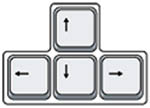 keyboard arrows