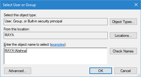 windowsapps folder enter username