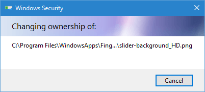 windowsapps folder permissions changing