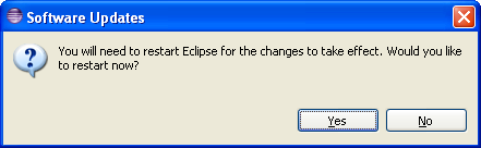 Eclipse-need-restart