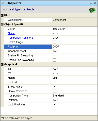 AltiumDesigner-PCB-Inspector-change-footprints