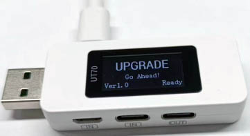 UT70 USB Firmware upgrade common view