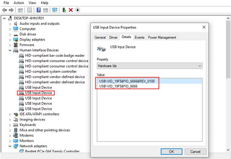 UT70 USB Windows Device Manager