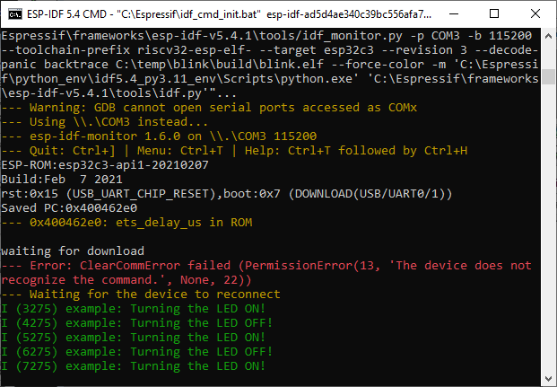 ESP IDF monitor fig10