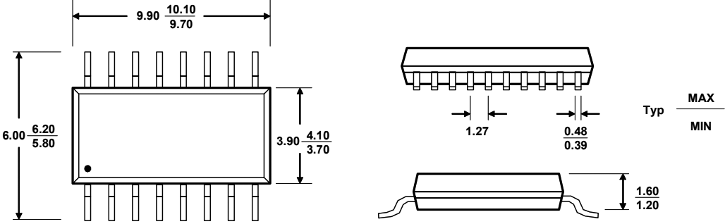 HX711 SOP 16L package fig06