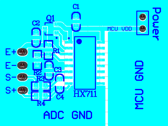 HX711 reference PCB board layout fig05