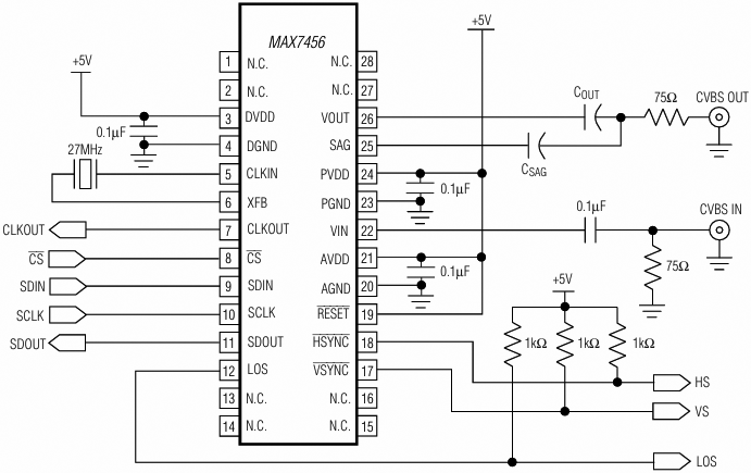 MAX7456 typical operating circuit fig02