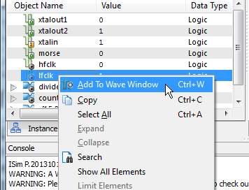 ISim show internal signal5