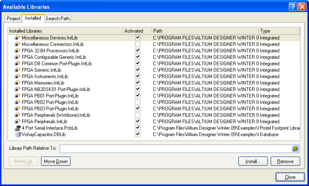 AltiumDesigner-Available-Libraries-dialog